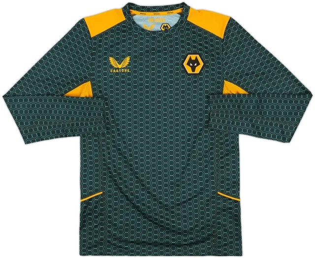 2021-22 Wolves Castore Training L/S Shirt - 10/10 - (S)