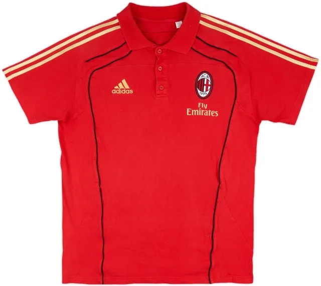 2010-11 AC Milan adidas Polo Shirt - 7/10 - (XL)