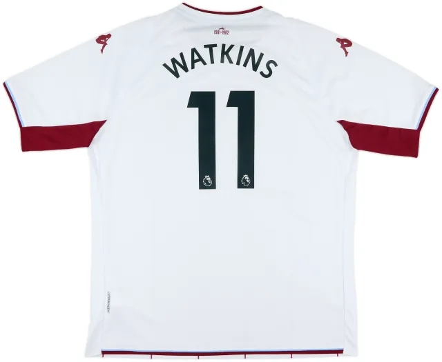 2021-22 Aston Villa Away Shirt Watkins #11 - 9/10 - (3XL)