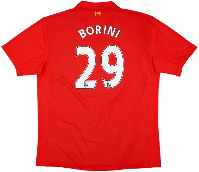 2012-13 Liverpool Home Shirt Borini #29 - 9/10 - (3XL)