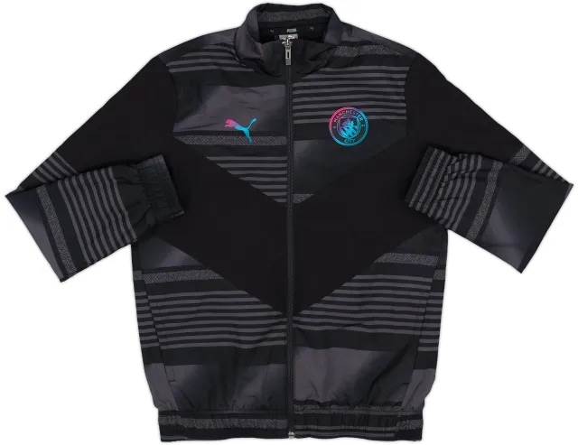 2021-22 Manchester City Puma Track Jacket - 8/10 - (M.Boys)