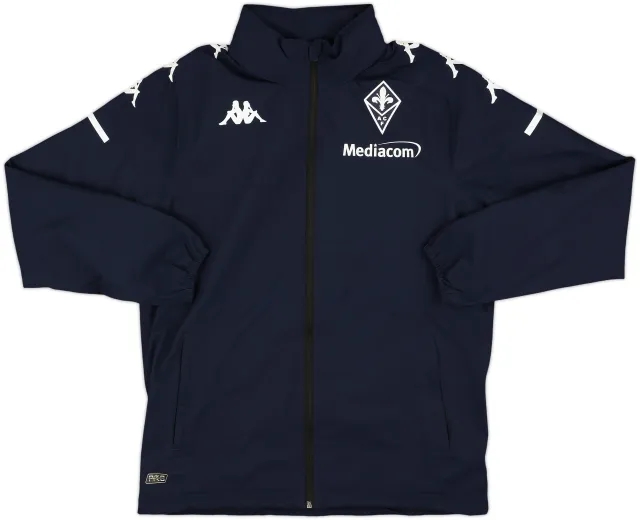 2020-21 Fiorentina Kappa Hooded Rain Jacket - 10/10 - (M)