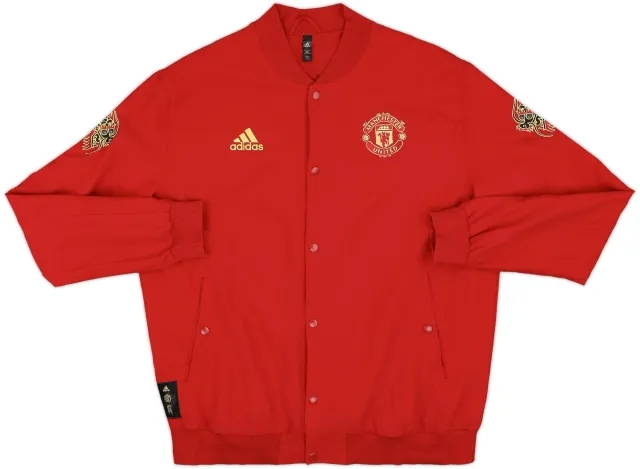 2019-20 Manchester United adidas Chinese New Year Coach Jacket - 8/10 - (XXL)