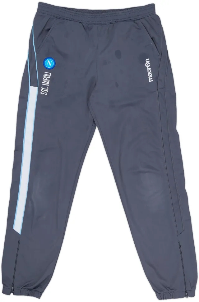 2011-12 Napoli Macron Track Pants/Bottoms - 5/10 - (L)