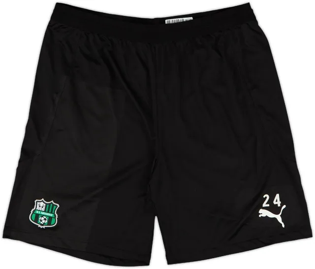 2021-22 Sassuolo Puma Player Issue Training Shorts #24 - 9/10 - (L)