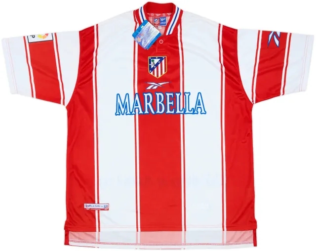 1999-00 Atletico Madrid Home Shirt (XXL)