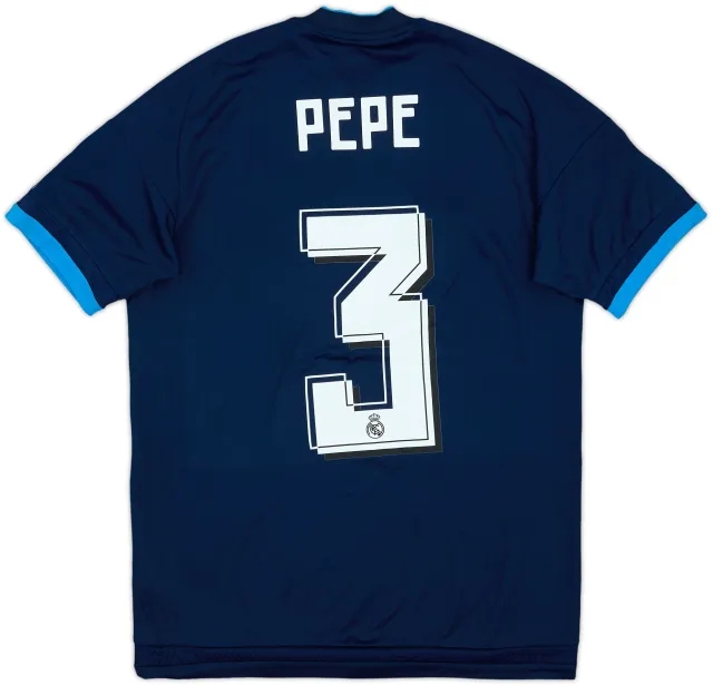 2015-16 Real Madrid Third Shirt Pepe #3 (XS)