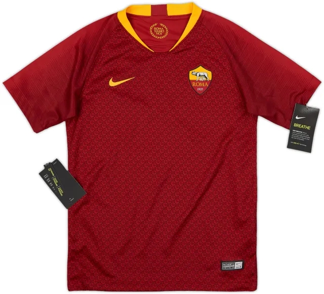 2018-19 Roma Home Shirt (M.Boys)