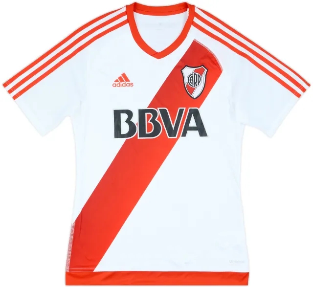 adidas River Plate Mens SS Home Shirt 2016/17