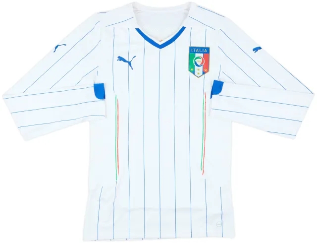 2014-15 Italy Player Issue ACTV Away L/S Shirt - 10/10 - (XL)
