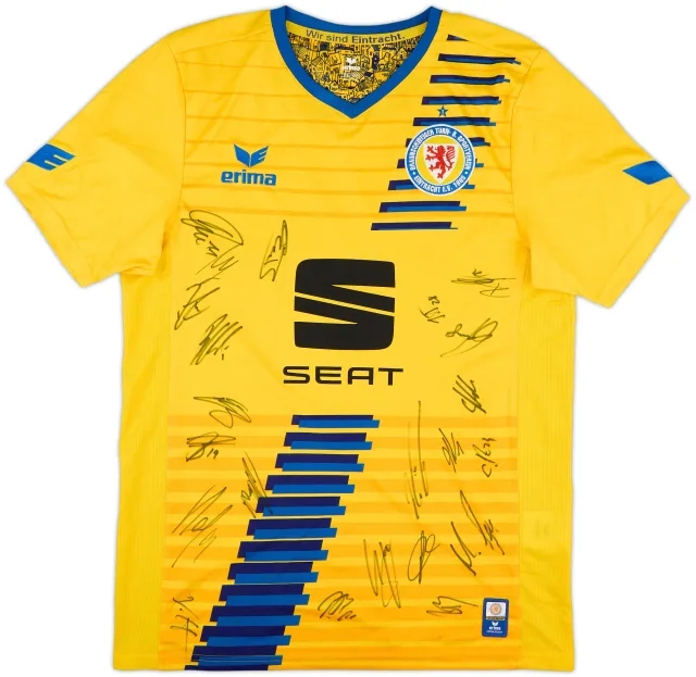 2018-19 Eintracht Braunschweig Signed Home Shirt - 10/10 - (M)