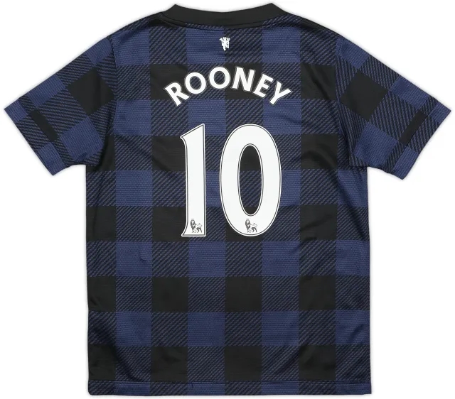2013-14 Manchester United Away Shirt Rooney #10 - 8/10 - (S.Boys)