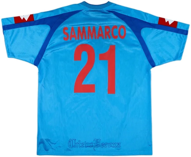 2005-06 Chievo Verona Signed Third Shirt Sammarco #21 - 9/10 - (XL)