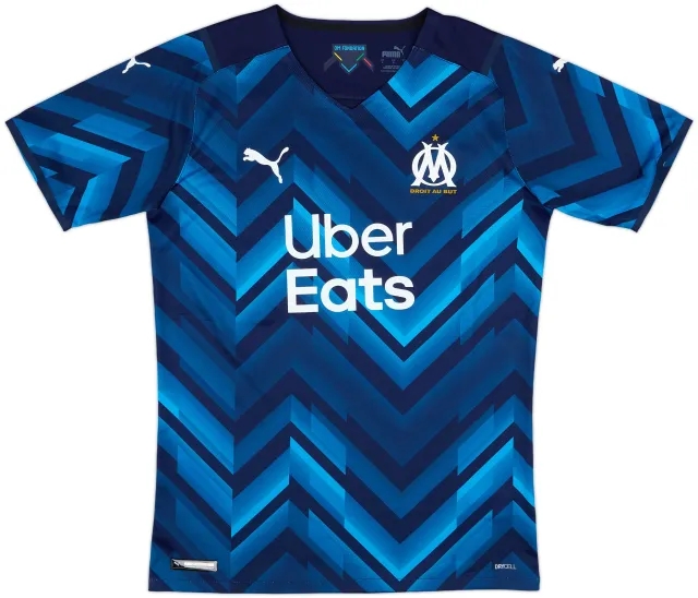 2021-22 Olympique Marseille Authentic Away Shirt - 10/10 - (L)