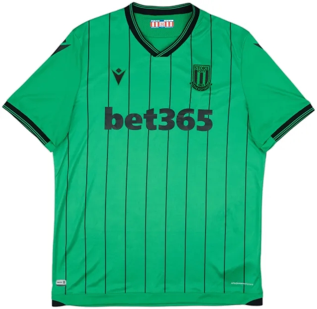 2021-22 Stoke City Away Shirt - 10/10 - (XL)