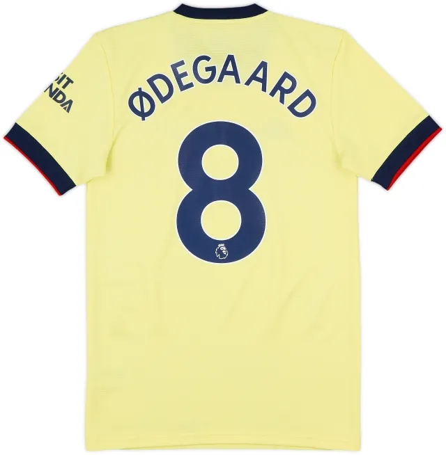 2021-22 Arsenal Away Shirt Odegaard #8 - 9/10 - (XS)