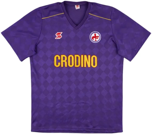 1988-89 Fiorentina Player Issue ABM Training Shirt #6