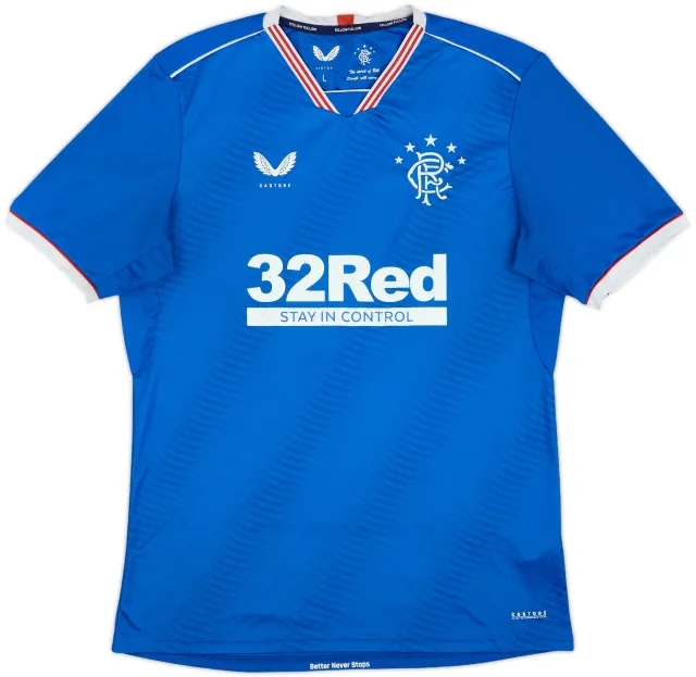 Castore Rangers Mens SS Home Shirt 2020/21