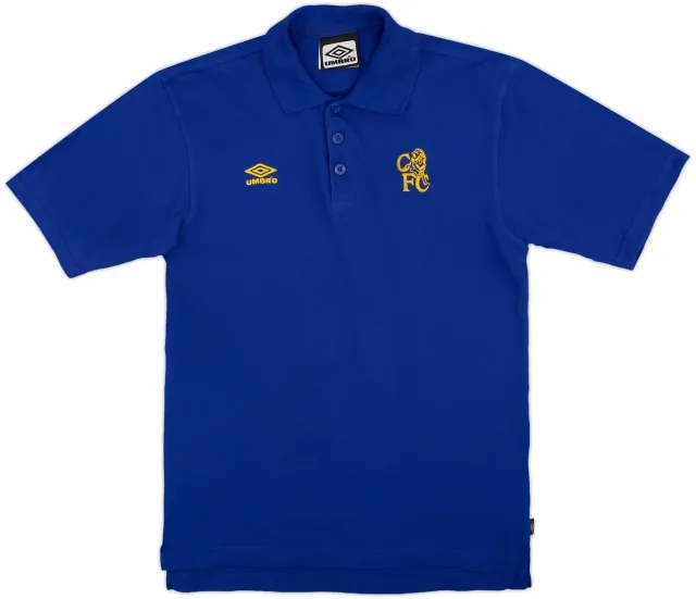 1998-99 Chelsea Umbro Polo Shirt - 9/10 - (S)