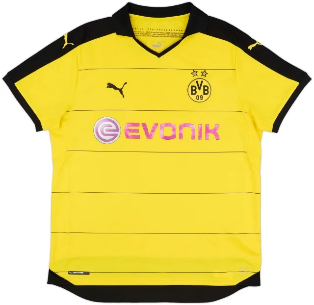 Puma Borussia Dortmund Mens SS Home Shirt 2015/16