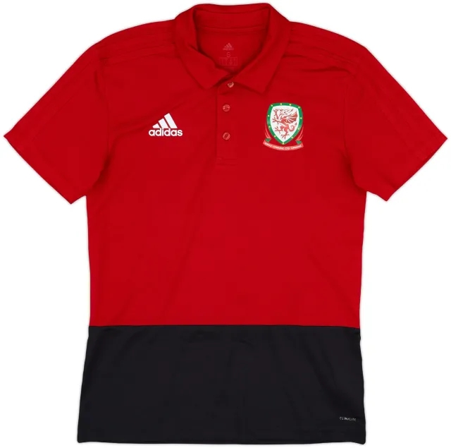2018-19 Wales adidas Polo Shirt - 8/10 - (S)