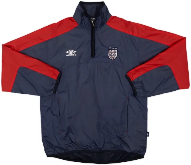2002-04 England Umbro 1/4 Zip Drill Top - 8/10 - (XL)