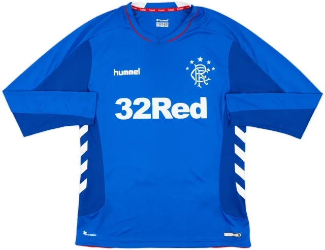 Hummel Rangers Mens LS Home Shirt 2018/19