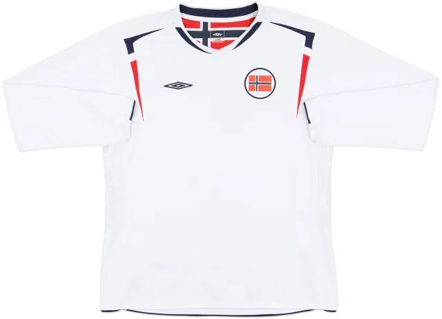 2006-08 Norway Away L/S Shirt - 7/10 - (Women's XL)