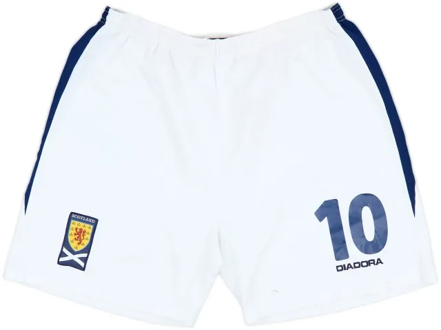 Diadora Scotland Mens Player Issue Home Shorts 2003