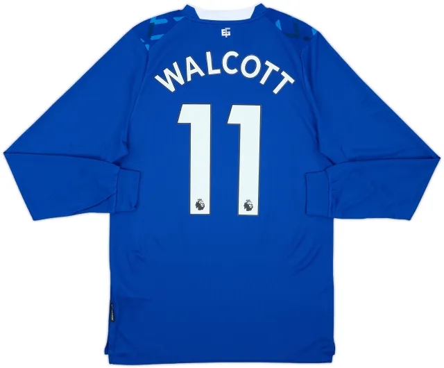 2019-20 Everton Home L/S Shirt Walcott #11 (S)