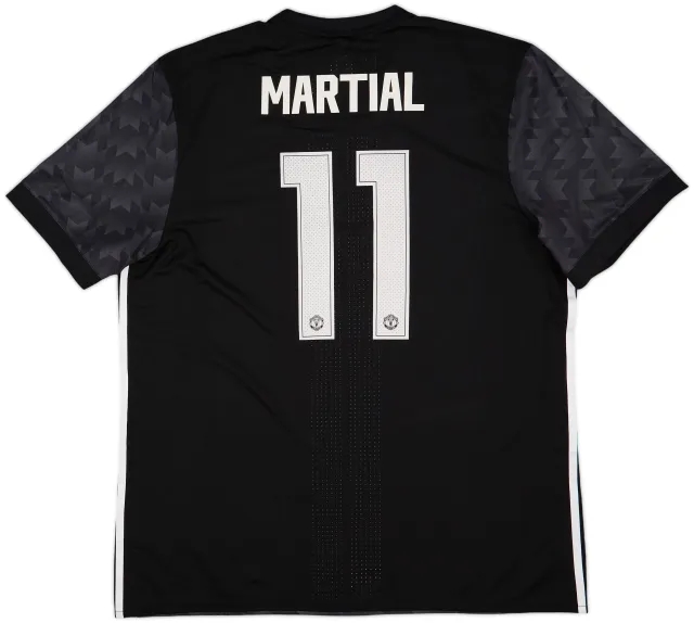 2017-18 Manchester United Authentic Away Shirt Martial #11 (XXL)