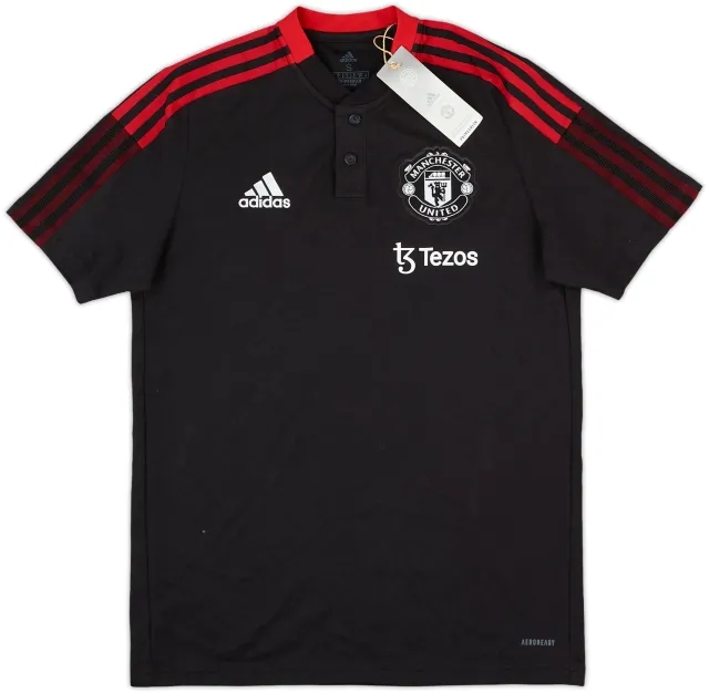 2021-22 Manchester United adidas Polo Shirt (S)