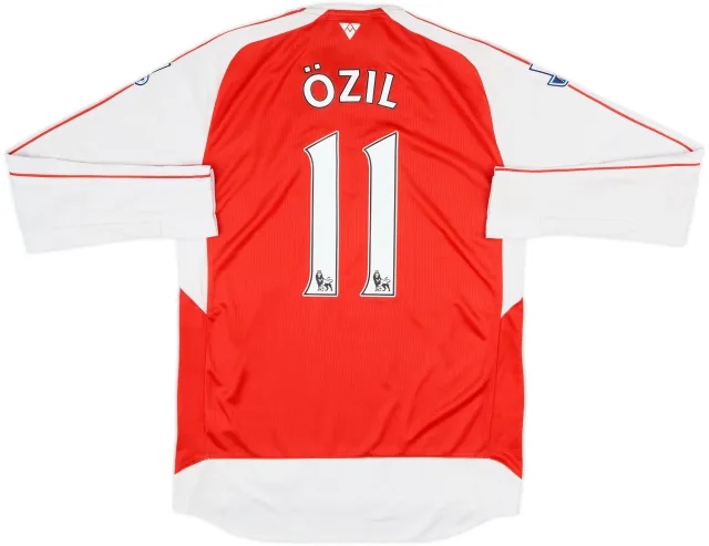 2015-16 Arsenal Home L/S Shirt Ozil #11 - 5/10 - (S)