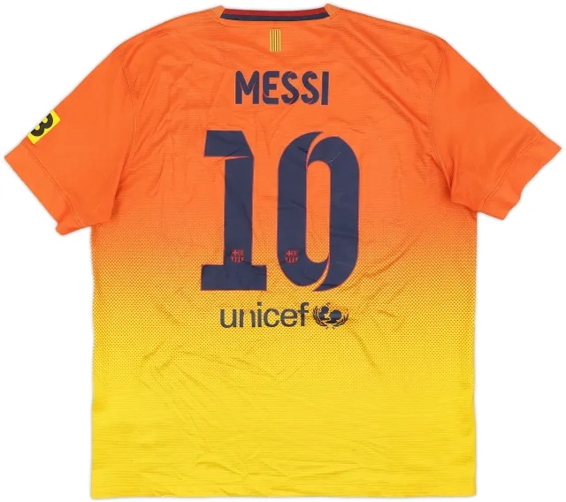 2012-13 Barcelona Away Shirt Messi #10 - 5/10 - (XL)