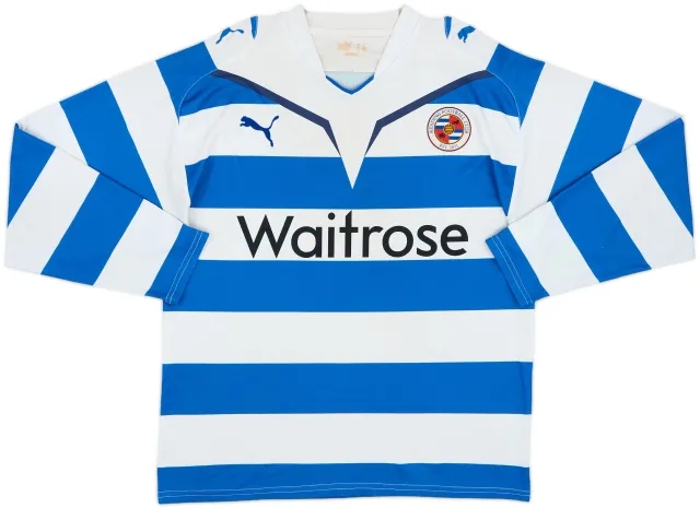 2009-10 Reading Home L/S Shirt - 5/10 - (L)