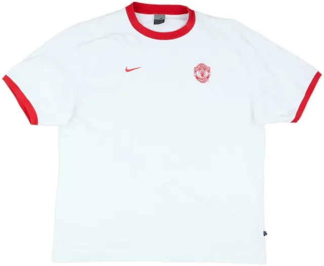 2003-04 Manchester United Nike Training Shirt - 7/10 - (XL.Boys)