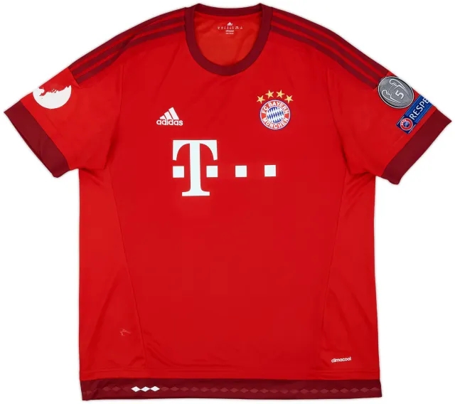 adidas Bayern Munich Mens SS Home Shirt 2015/16