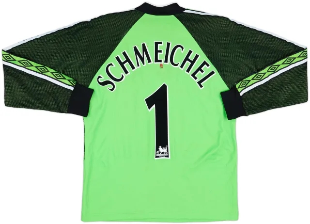 1998-99 Manchester United GK Shirt Schmeichel #1 - 6/10 - (M)