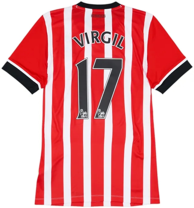 2016-17 Southampton Home Shirt Virgil #17 - 10/10 - (S)
