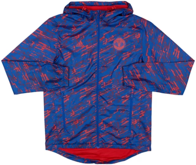 2016-17 Manchester United adidas Hooded Track Jacket - 5/10 - (S)