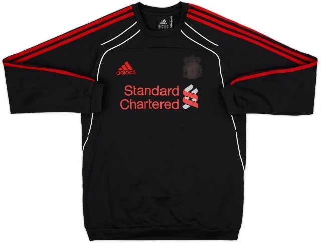 2010-11 Liverpool adidas Sweat Top - 4/10 - (M)