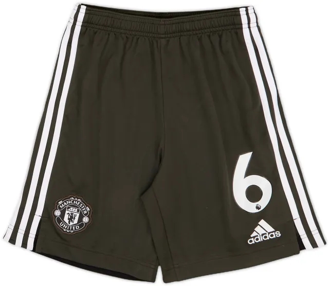 2020-21 Manchester United Away Shorts #6 (Pogba) - 9/10 - (L.Boys)