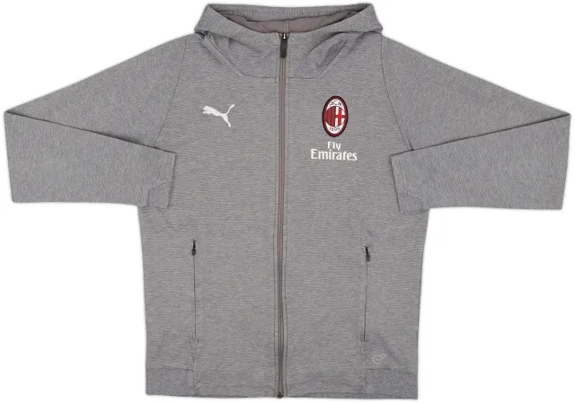 2018-19 AC Milan Puma Hooded Track Jacket - 9/10 - (L)
