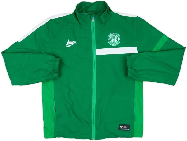 2015-16 Hibernian Avec Track Jacket - 9/10 - (XL.Boys)