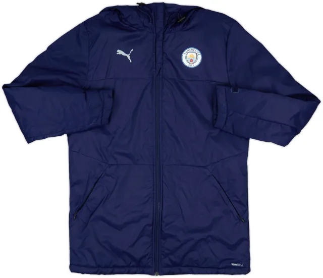 2021-22 Manchester City Puma Padded Bench Coat - 8/10 - (M)