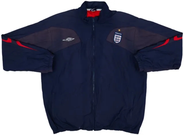 2004-05 England Umbro Track Jacket - 8/10 - (XXL)