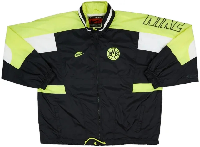 1995-96 Borussia Dortmund Nike Hooded Rain Jacket - 4/10 - (XXL)