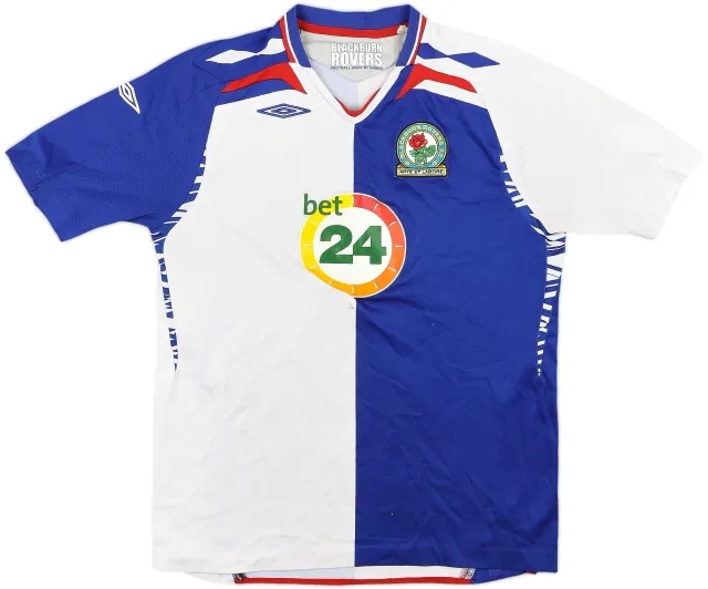 2007-08 Blackburn Home Shirt - 5/10 - (XL.Boys)