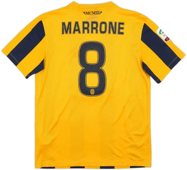 2015-16 Hellas Verona Home Shirt Marrone #8 - 5/10 - (M)