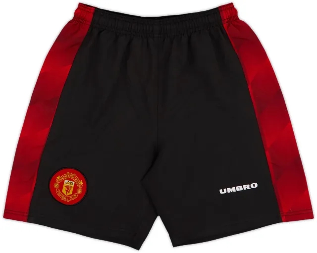 1996-98 Manchester United Home Shorts - 8/10 - (XS)